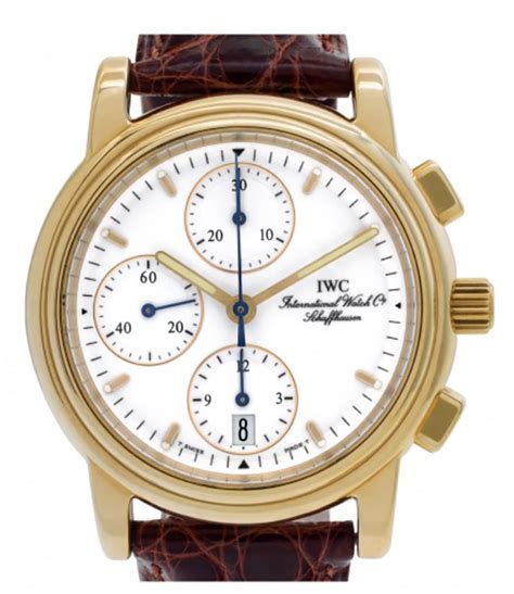 iwc herrenuhr gold